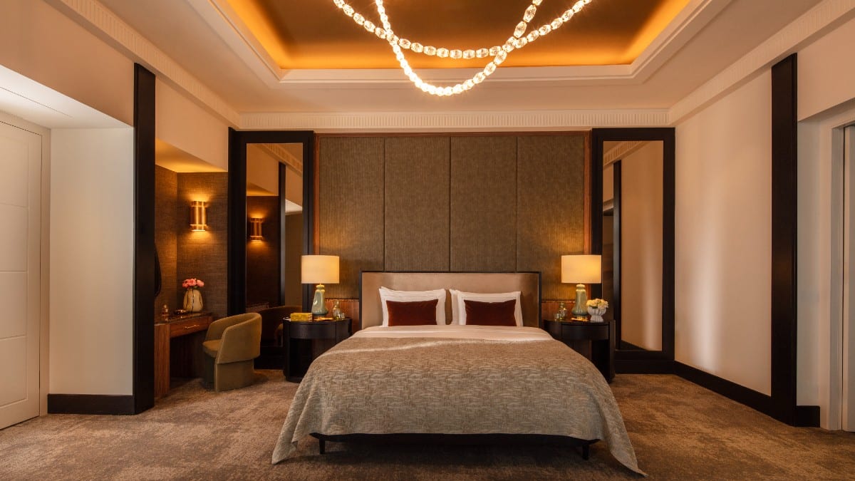 Bedroom at Anantara Palais Hansen Vienna