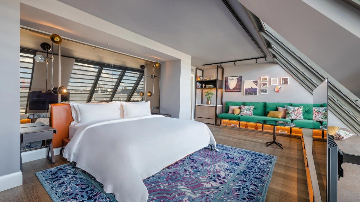 Schlafzimmer im Matild Palace, a Luxury Collection Hotel, Budapest