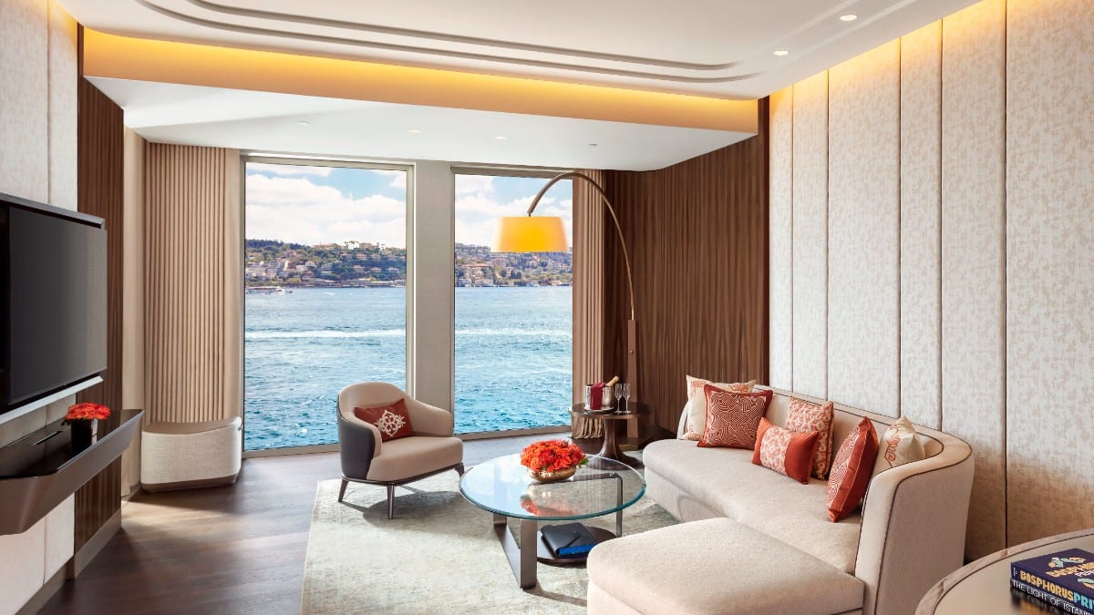 Schlafzimmer im Mandarin Oriental Bosphorus, Istanbul
