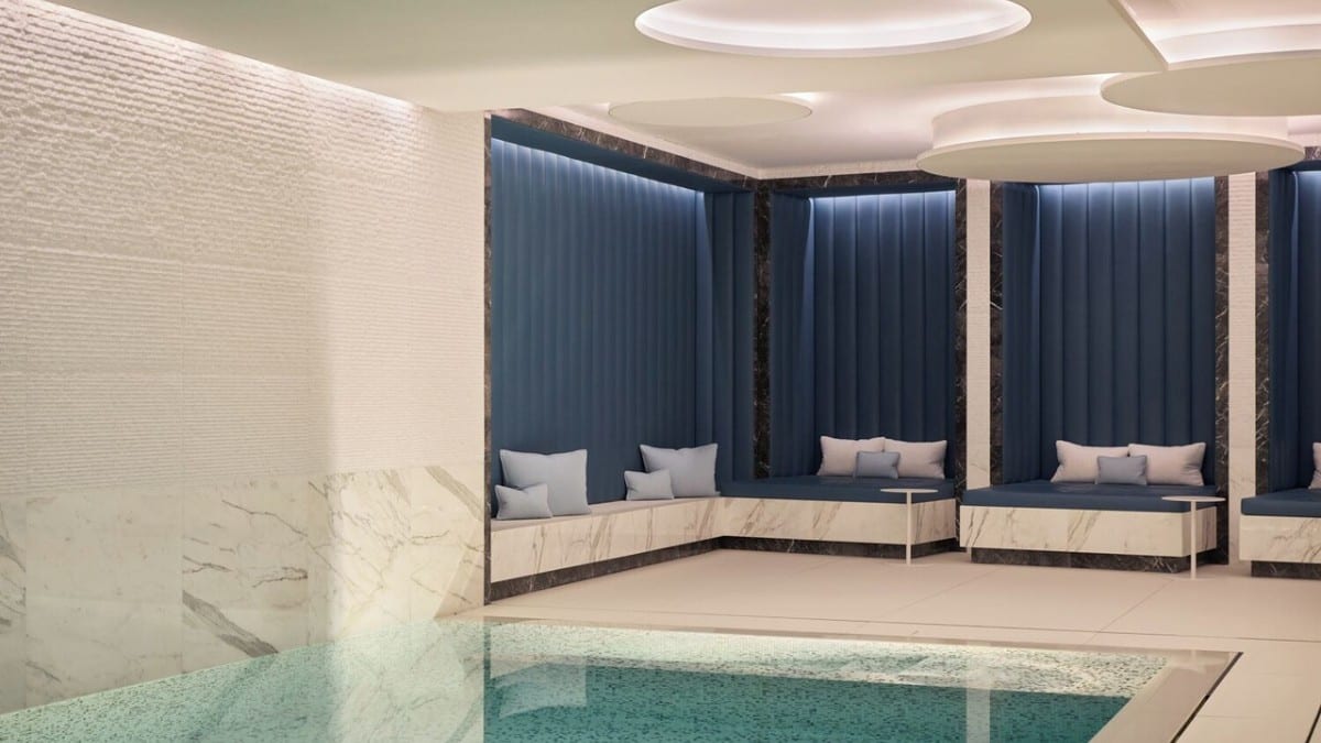 Pool im The Woodward, Auberge Collection