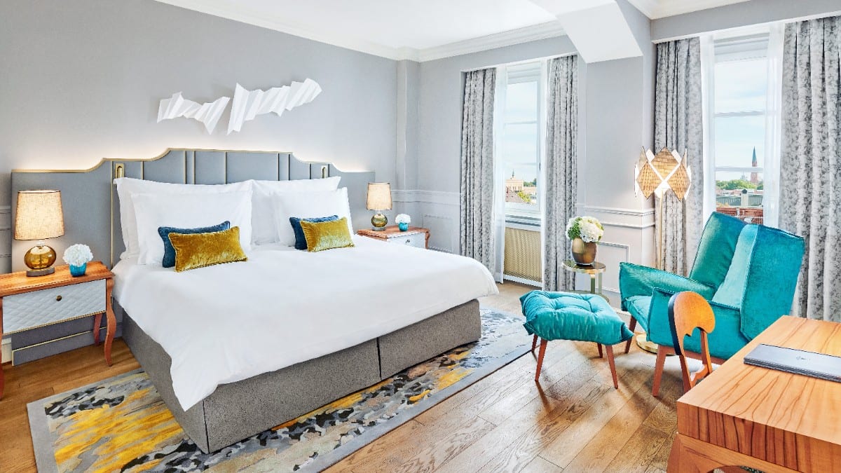 Schlafzimmer im Mandarin Oriental, Munich