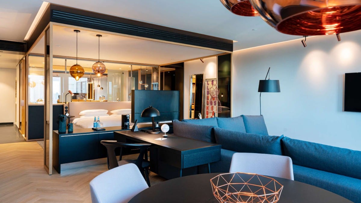 Schlafzimmer im Andaz Munich Schwabinger Tor - a Concept by Hyatt