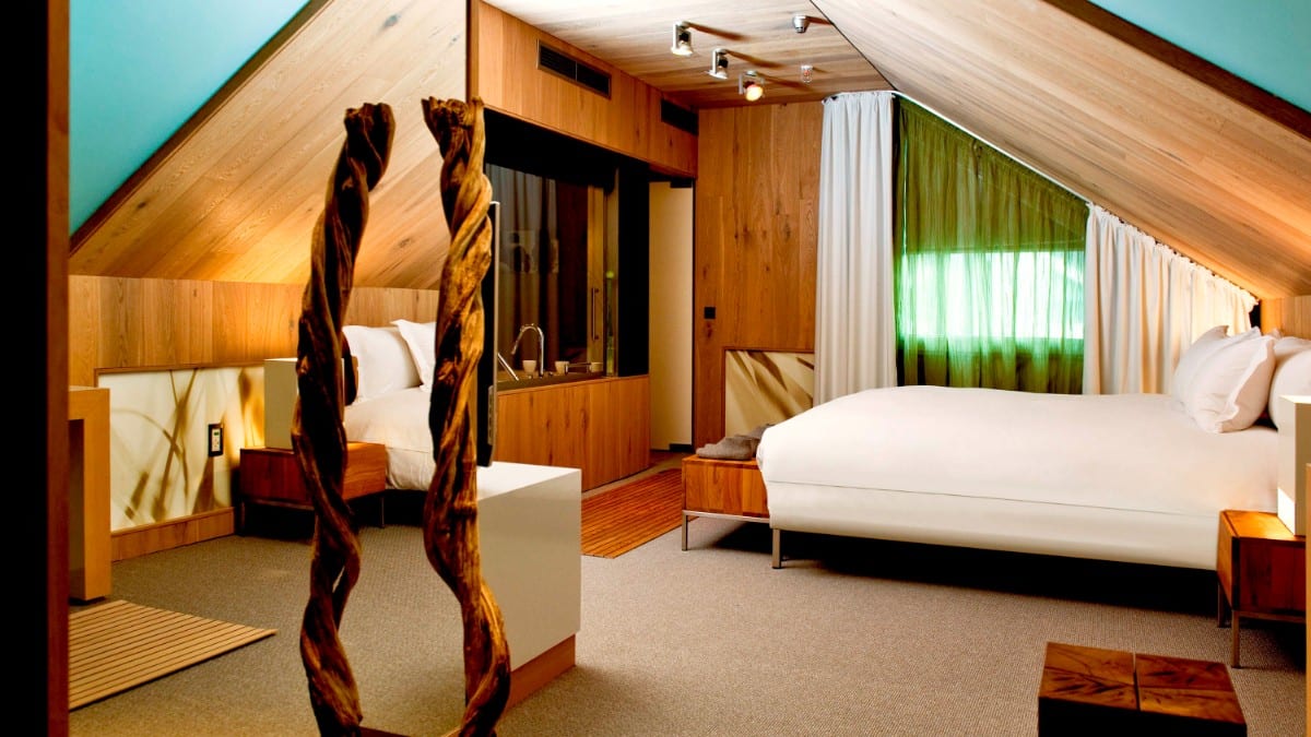 Schlafzimmer im Sofitel Munich Bayerpost