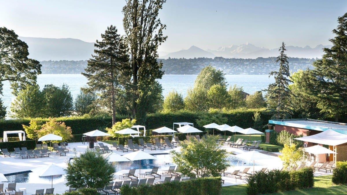 Restaurant im La Réserve Genève Hotel & Spa
