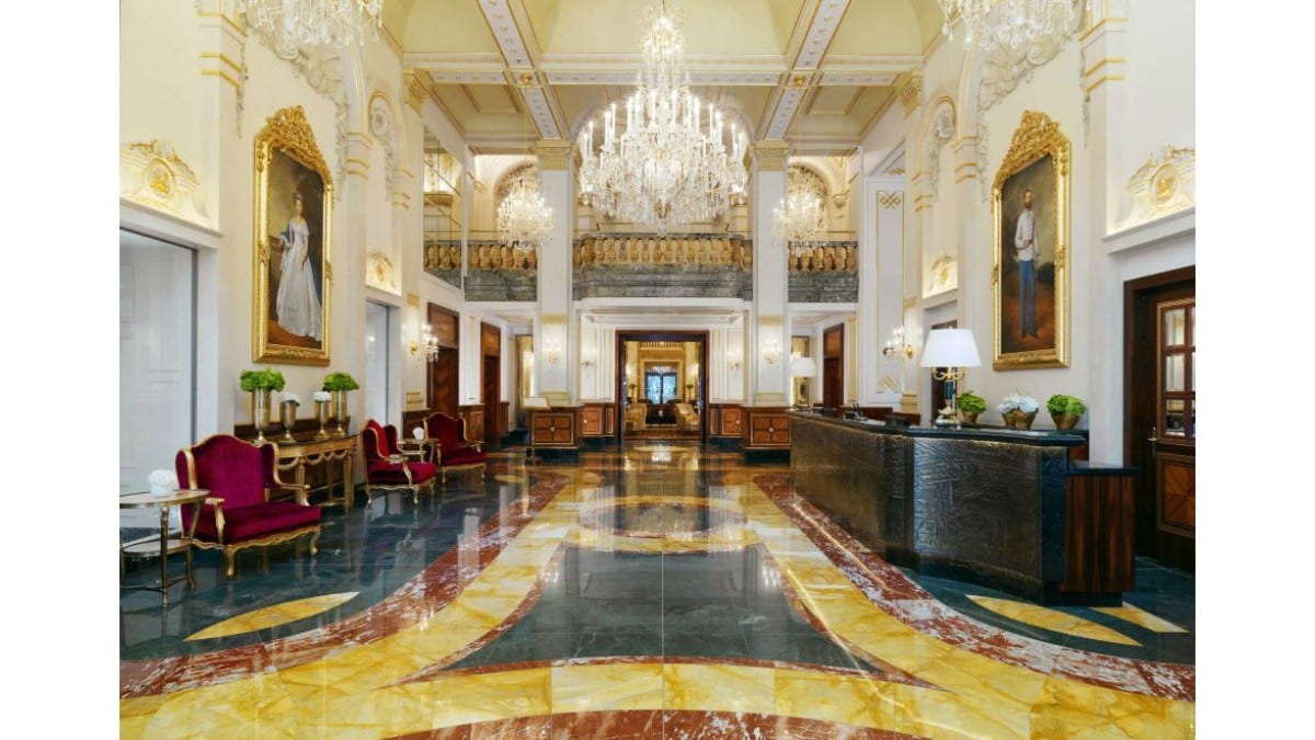 Lobby at Hotel Imperial, a Luxury Collection Hotel, Vienna