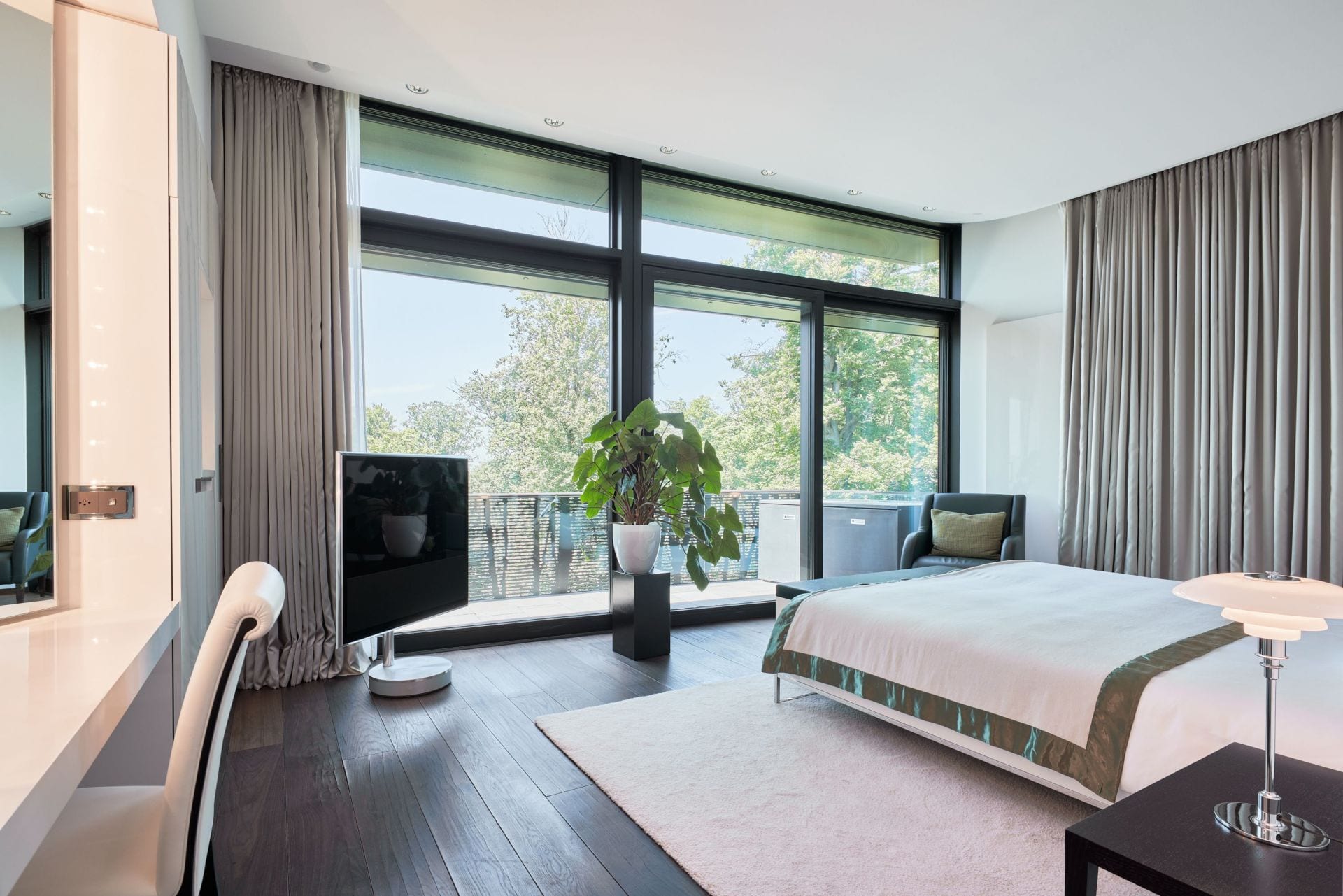 Bedroom at The Dolder Grand