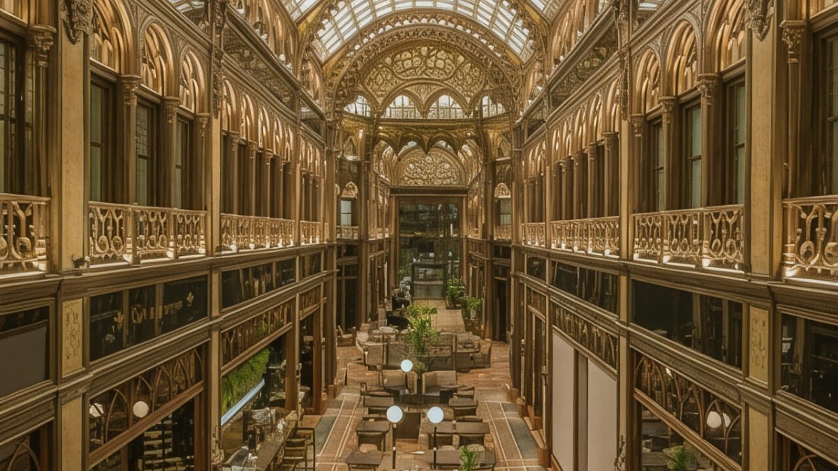 Lobby im Párisi Udvar Hotel Budapest - The Unbound Collection by Hyatt