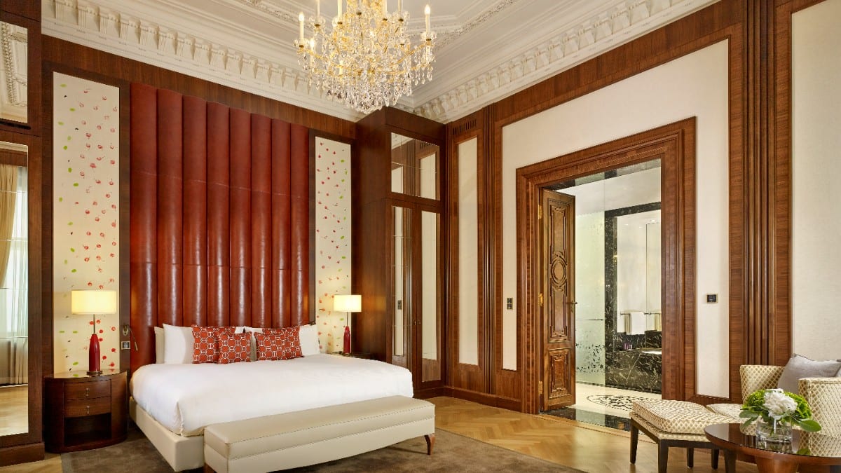 Bedroom at The Ritz-Carlton, Vienna
