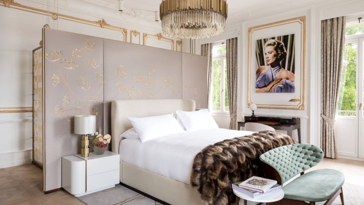 Schlafzimmer im The Ritz-Carlton Hotel de la Paix, Geneva