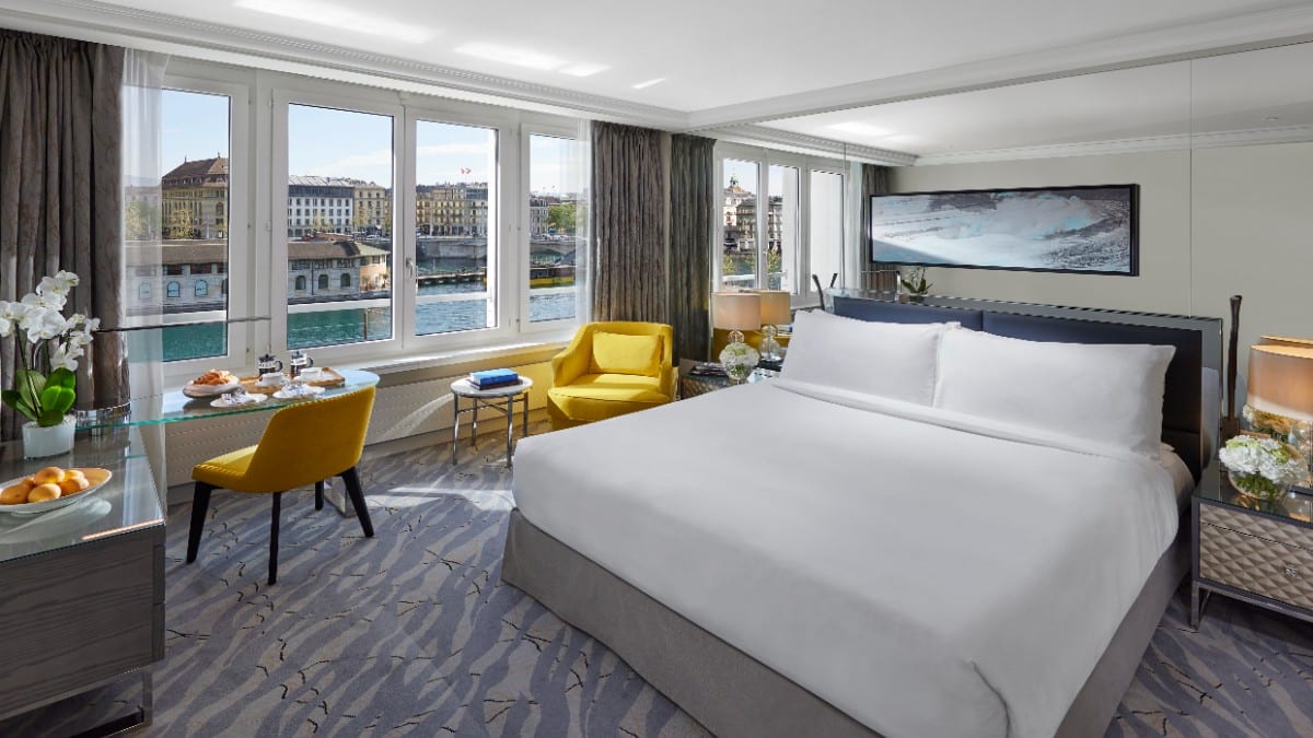 Schlafzimmer im Mandarin Oriental, Geneva