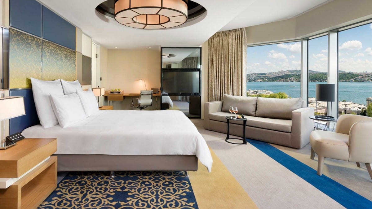 Schlafzimmer im Swissotel the Bosphorus Istanbul