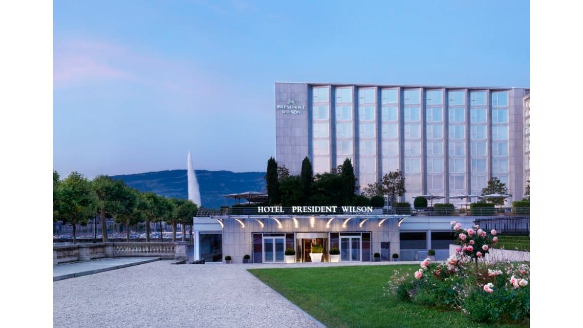 Aussichtsbereiche im Hotel President Wilson, a Luxury Collection Hotel, Geneva