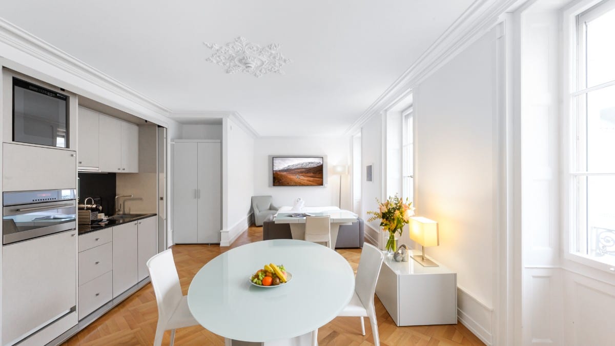 Bedroom at Swiss Luxury Apartments Geneva