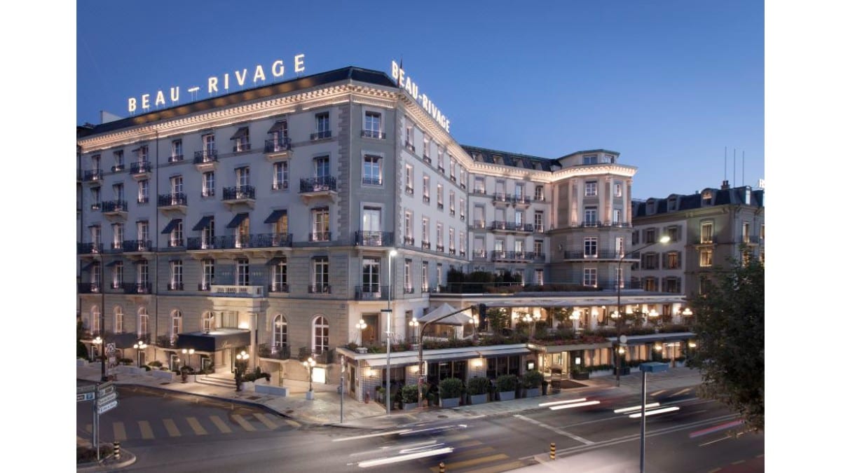 Aussichtsbereiche im Beau-Rivage Genève