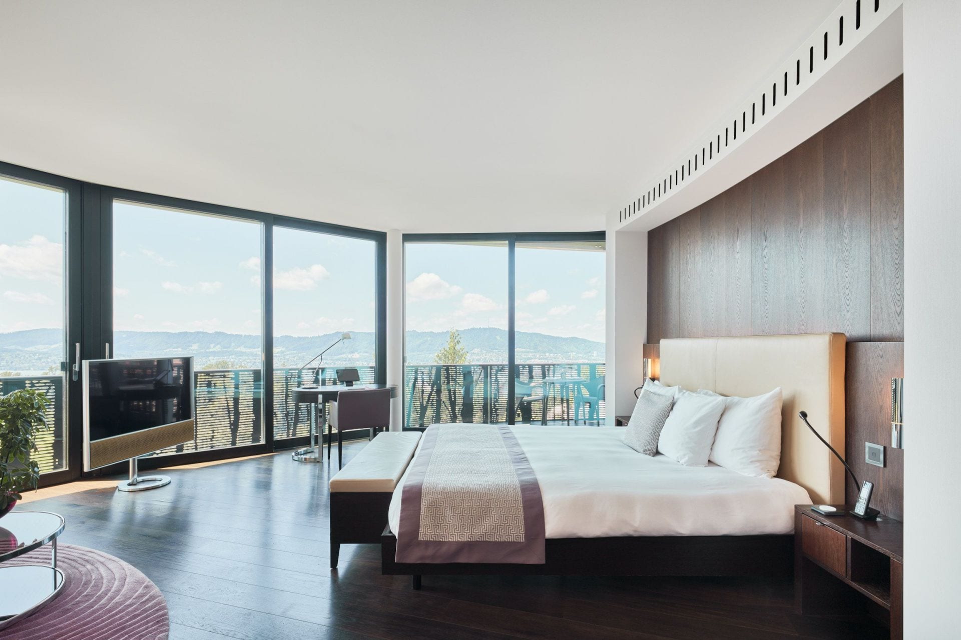 Bedroom at The Dolder Grand