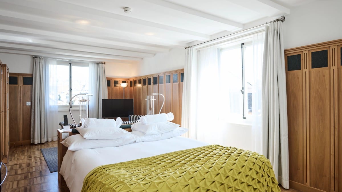 Bedroom at Widder Hotel - Zurichs Luxury Hideaway