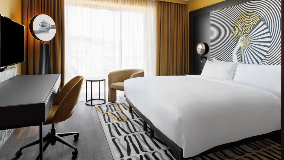 Bedroom at Renaissance Zurich Tower Hotel