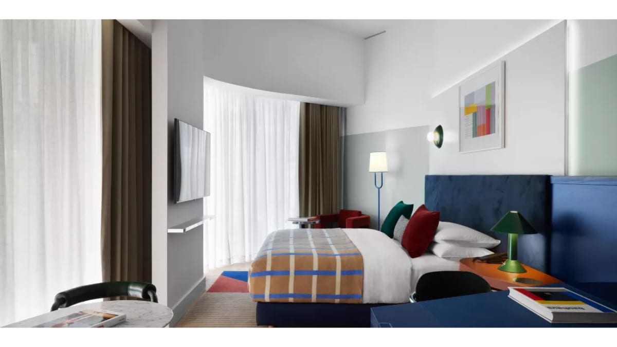 Schlafzimmer im Kimpton Main Frankfurt