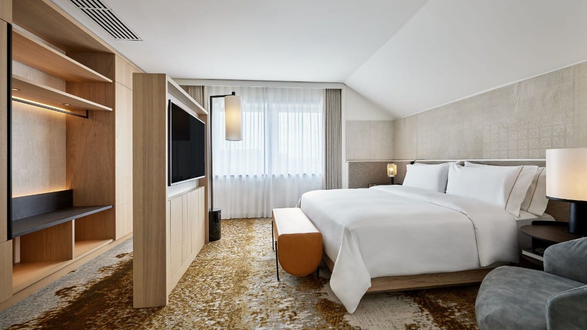 Schlafzimmer im The Westin Grand Frankfurt