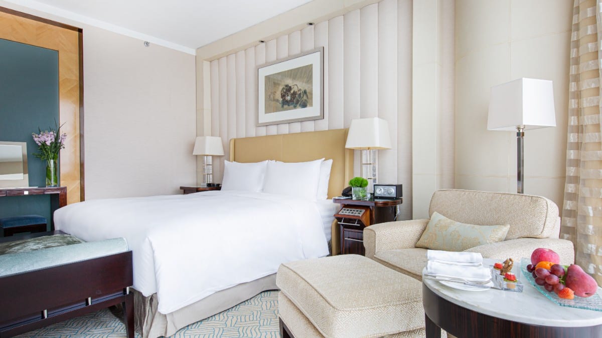 Schlafzimmer im The Ritz-Carlton Beijing Financial Street