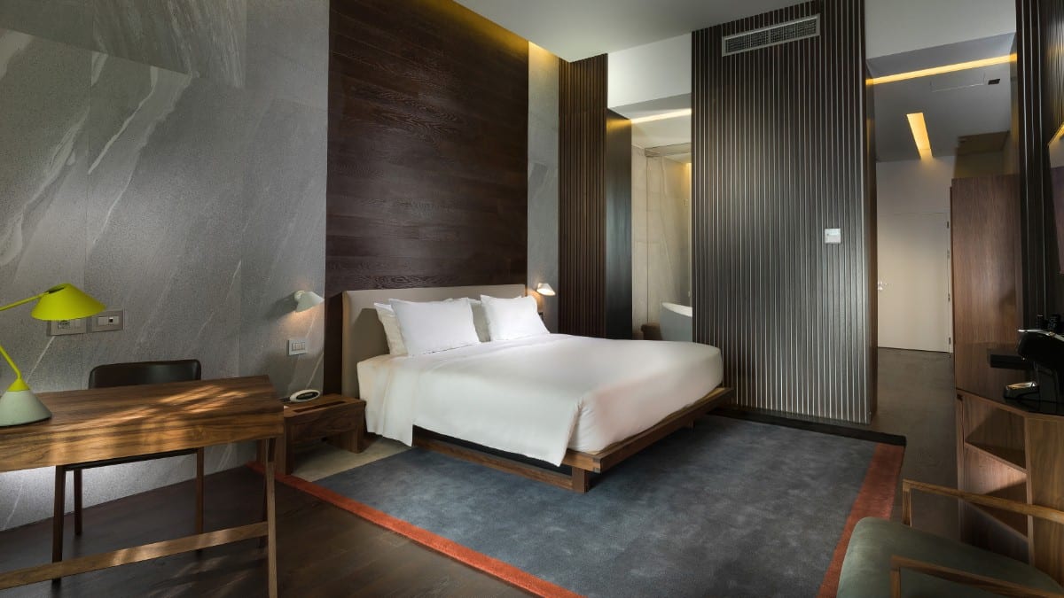 Schlafzimmer im The Glamore Milano Duomo