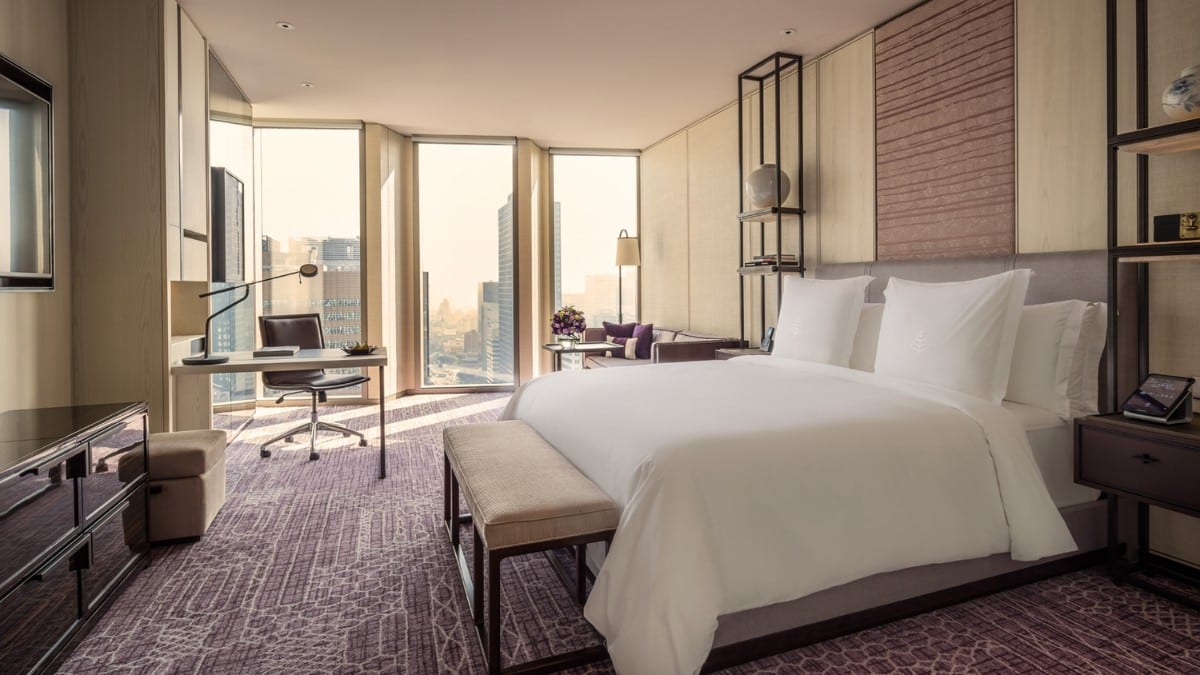 Bedroom at Four Seasons Hotel Seoul