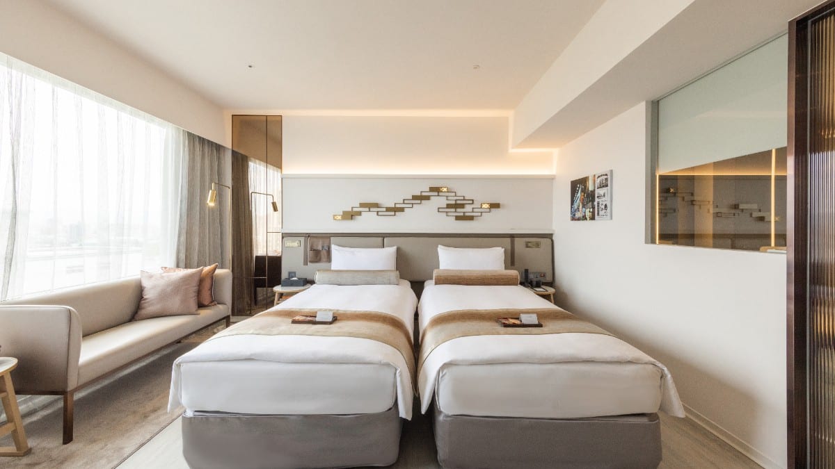 Bedroom at Taipei Garden Hotel
