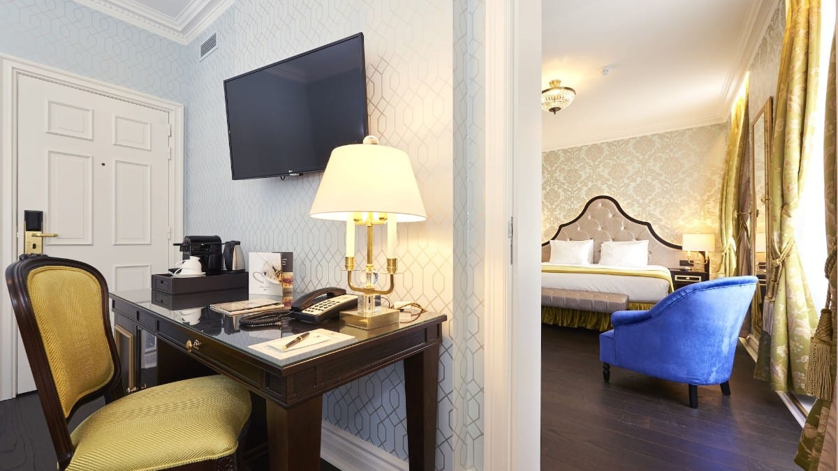 Schlafzimmer im Stanhope Hotel Brussels by Thon Hotels