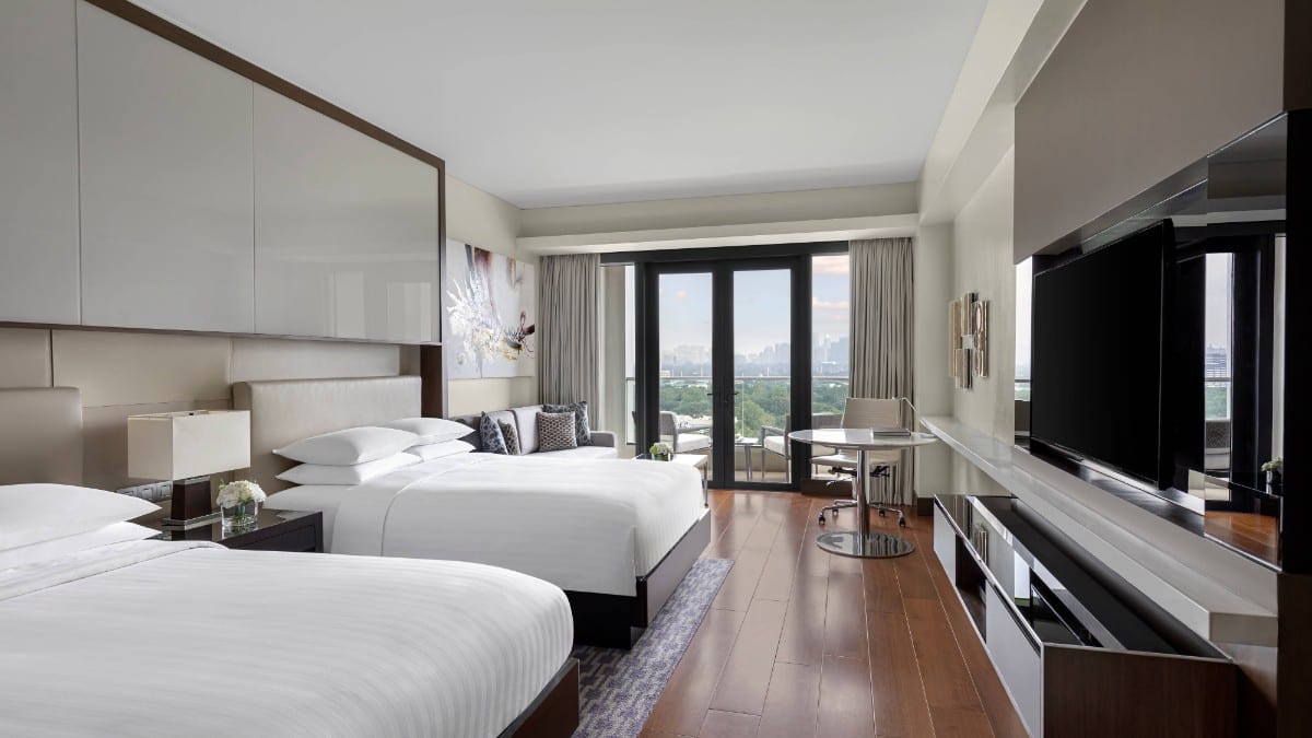 Schlafzimmer im Manila Marriott Hotel at Newport World Resorts