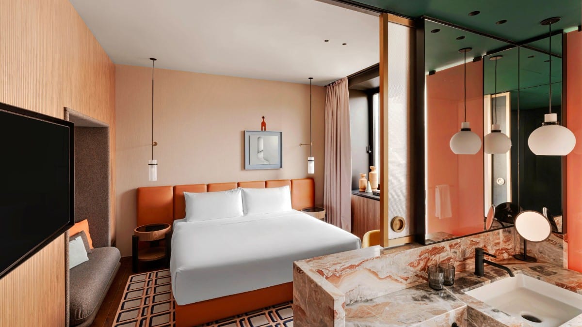 Schlafzimmer im Casa Brera, a Luxury Collection Hotel, Milan