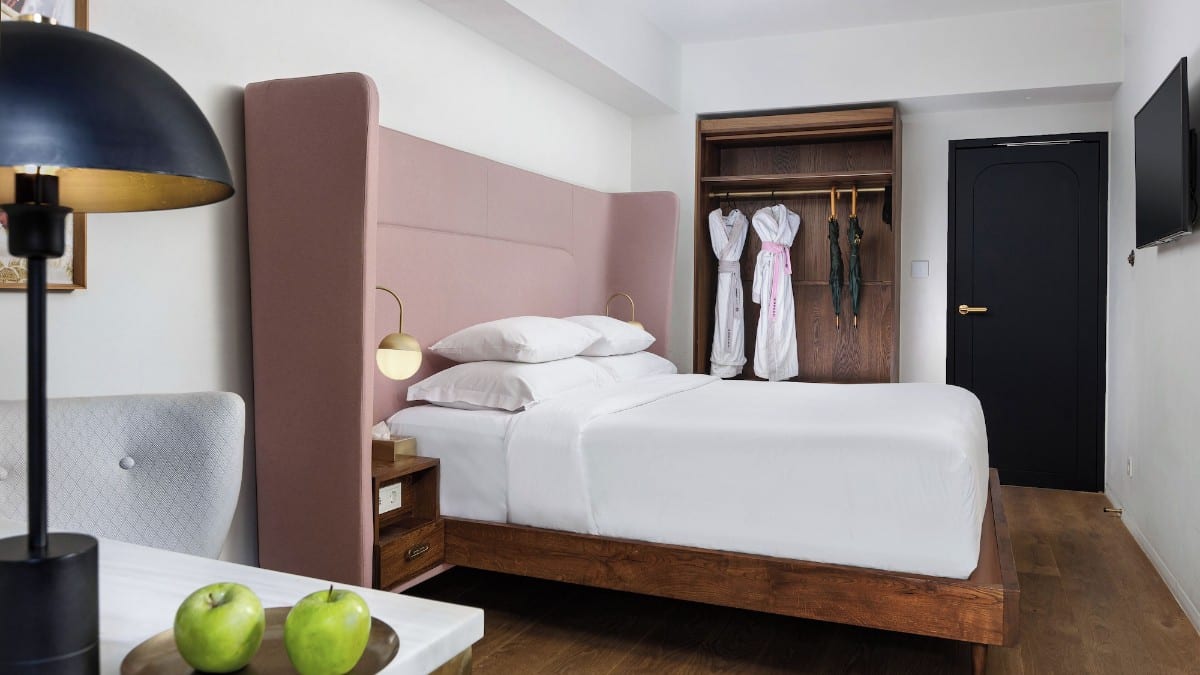 Schlafzimmer im Gatsby Athens