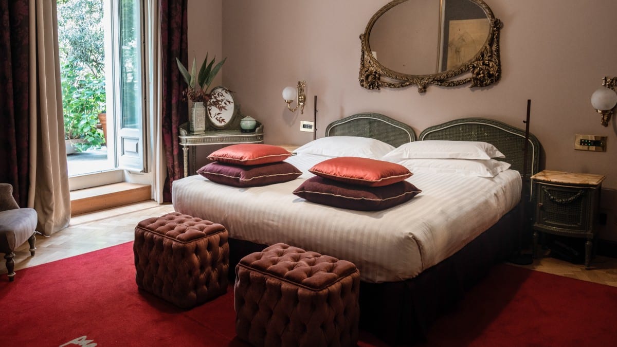 Schlafzimmer im Grand Hotel et de Milan – the Leading Hotels of the World