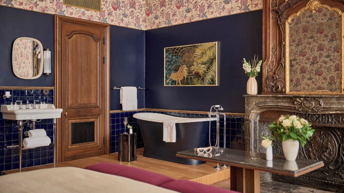 Schlafzimmer im Faubourg 21