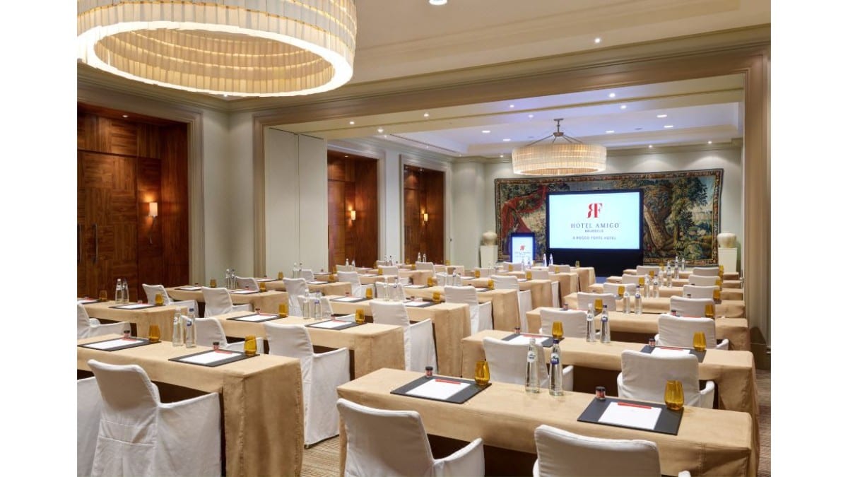 Konferenzraum im Rocco Forte Hotel Amigo