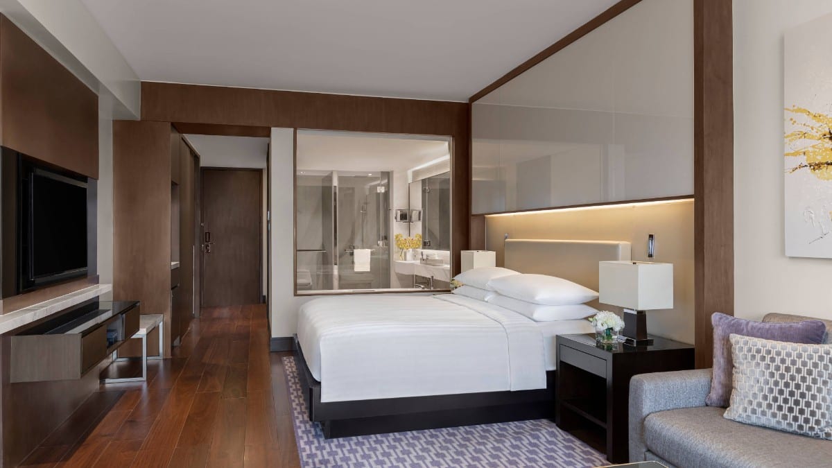 Schlafzimmer im Manila Marriott Hotel at Newport World Resorts
