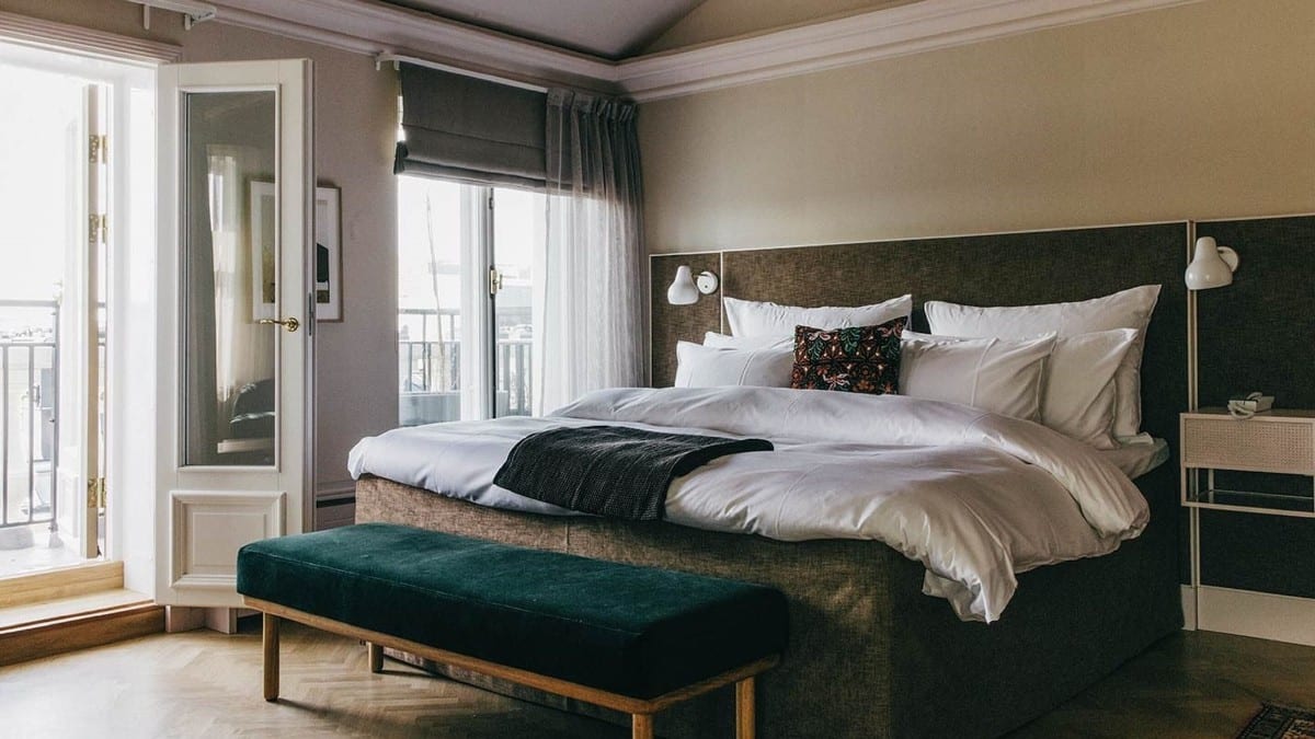 Schlafzimmer im Hotel St. George Helsinki