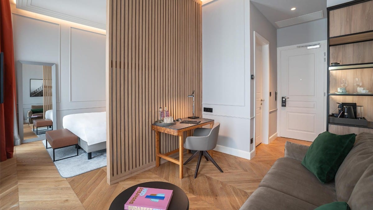 Schlafzimmer im Radisson Collection Hotel, Basilica Budapest