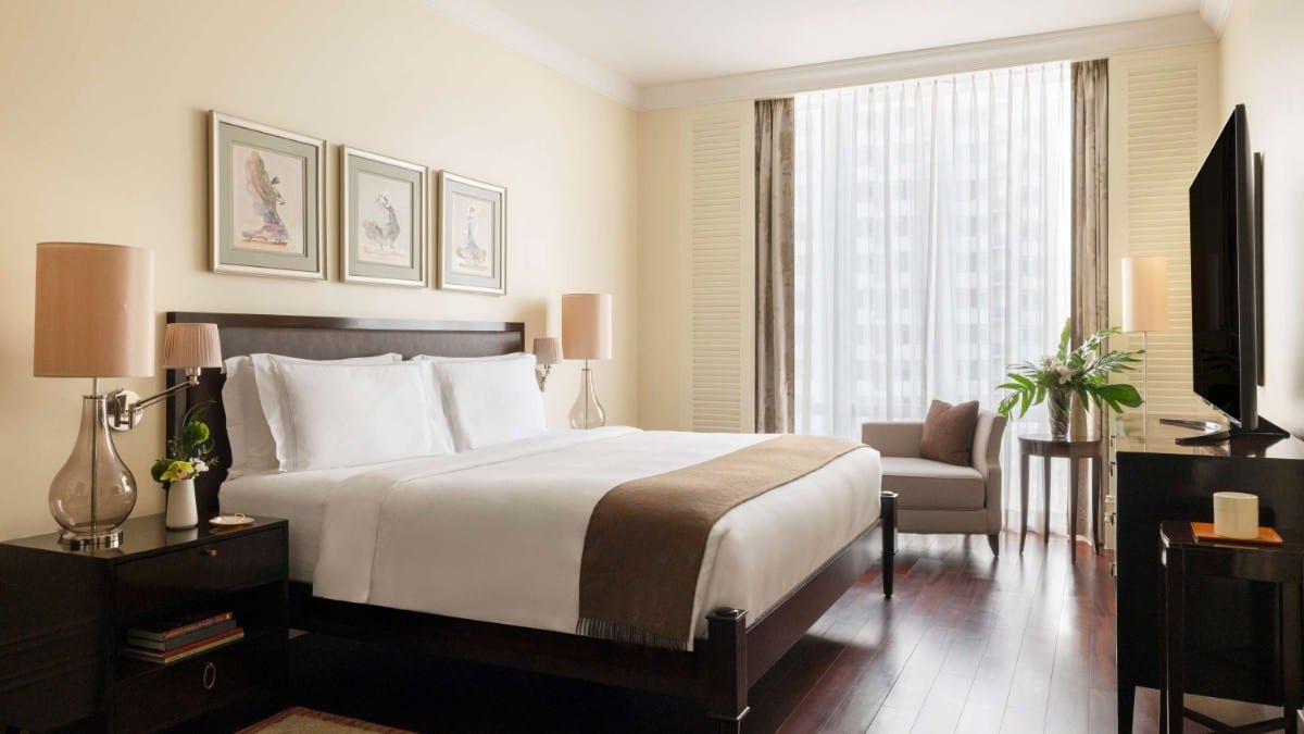 Schlafzimmer im Raffles Makati