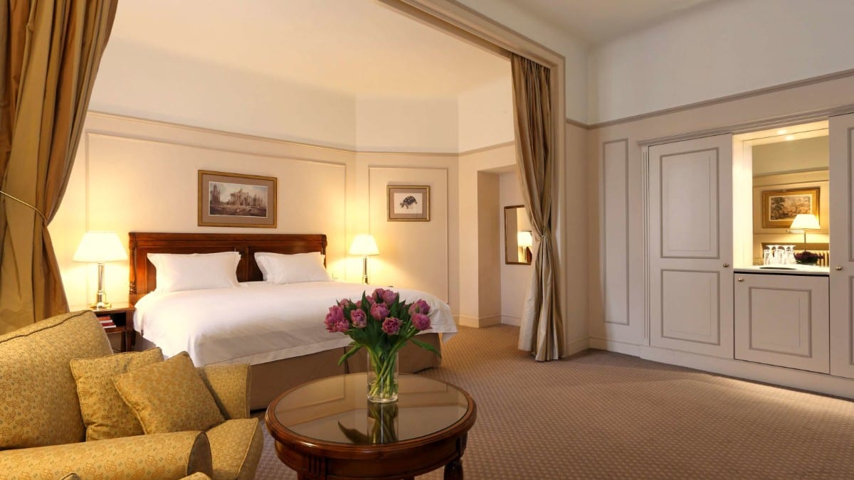 Schlafzimmer im Hotel Le Plaza Brussels