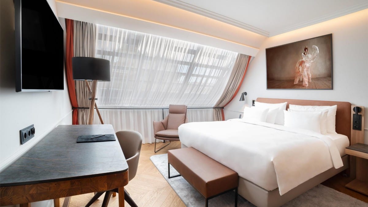 Schlafzimmer im Radisson Collection Hotel, Basilica Budapest