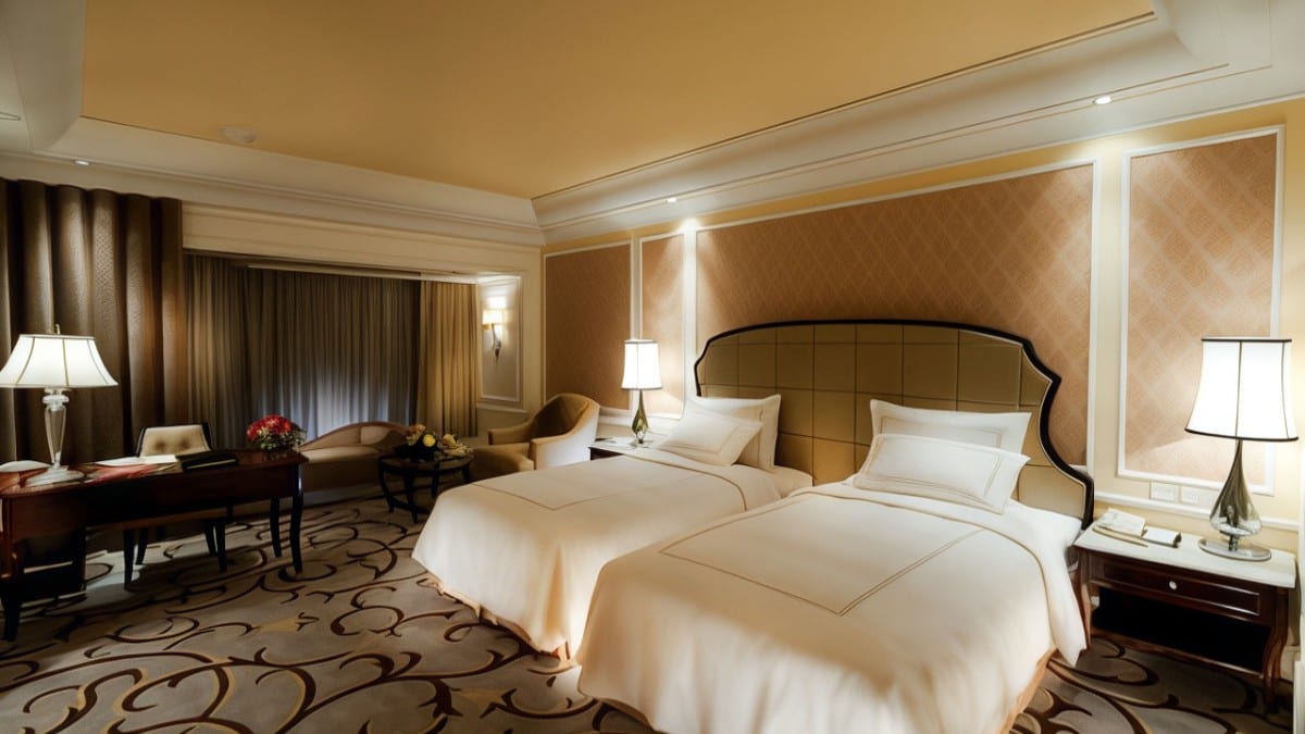 Schlafzimmer im L'Arc Hotel Macau