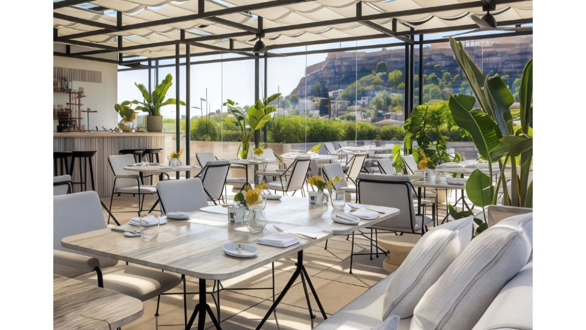 Restaurant im The Dolli at Acropolis, A Hotel to Live