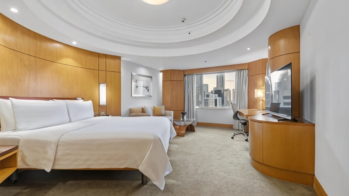 Schlafzimmer im Makati Shangri-La, Manila