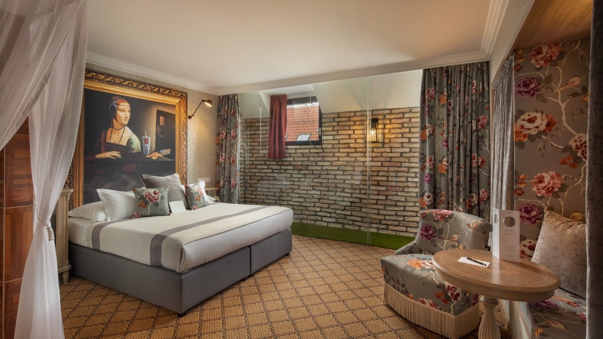 Schlafzimmer im Mystery Hotel Budapest, Preferred Hotels & Resorts