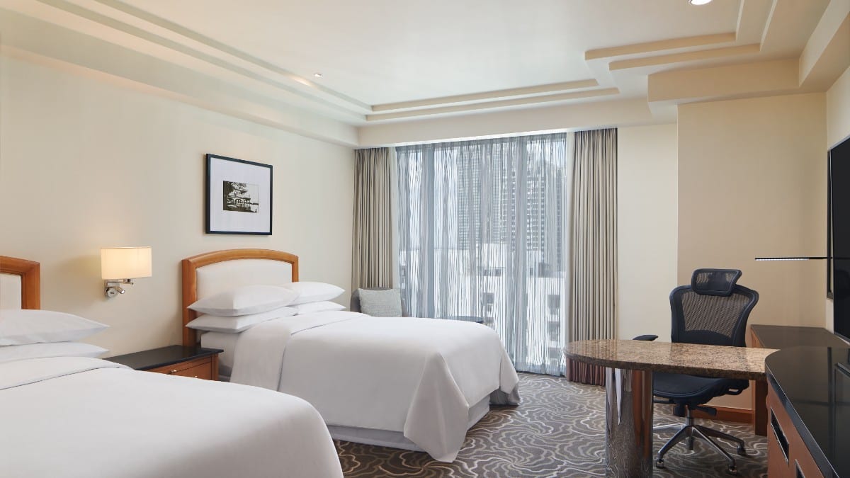Schlafzimmer im Sheraton Manila Bay
