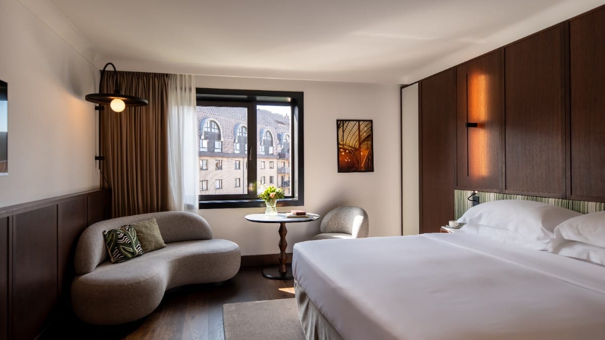 Schlafzimmer im Le Louise Hotel Brussels - MGallery Collection