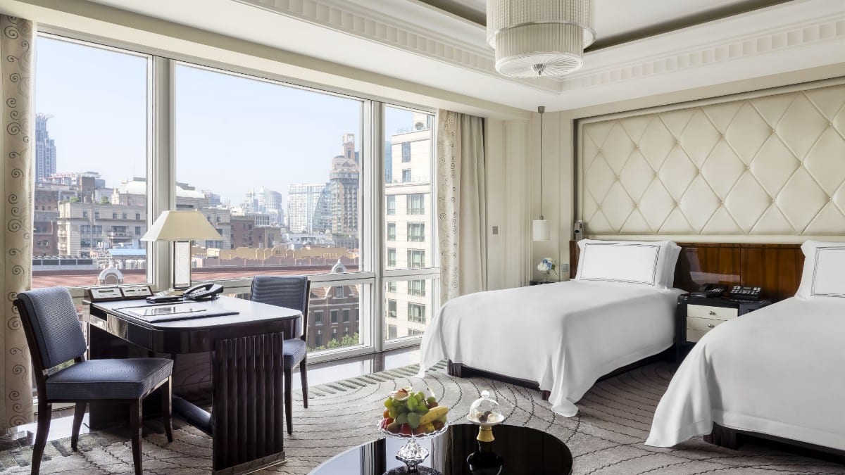 Bedroom at The Peninsula Shanghai