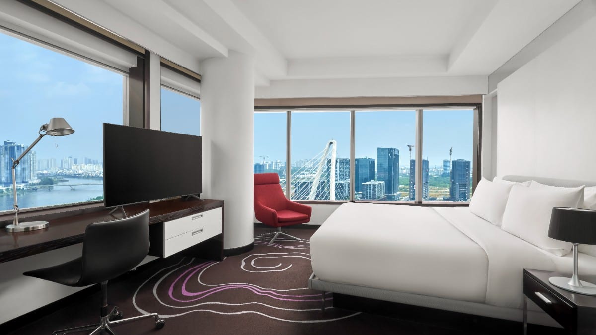 Schlafzimmer im Le Meridien Saigon