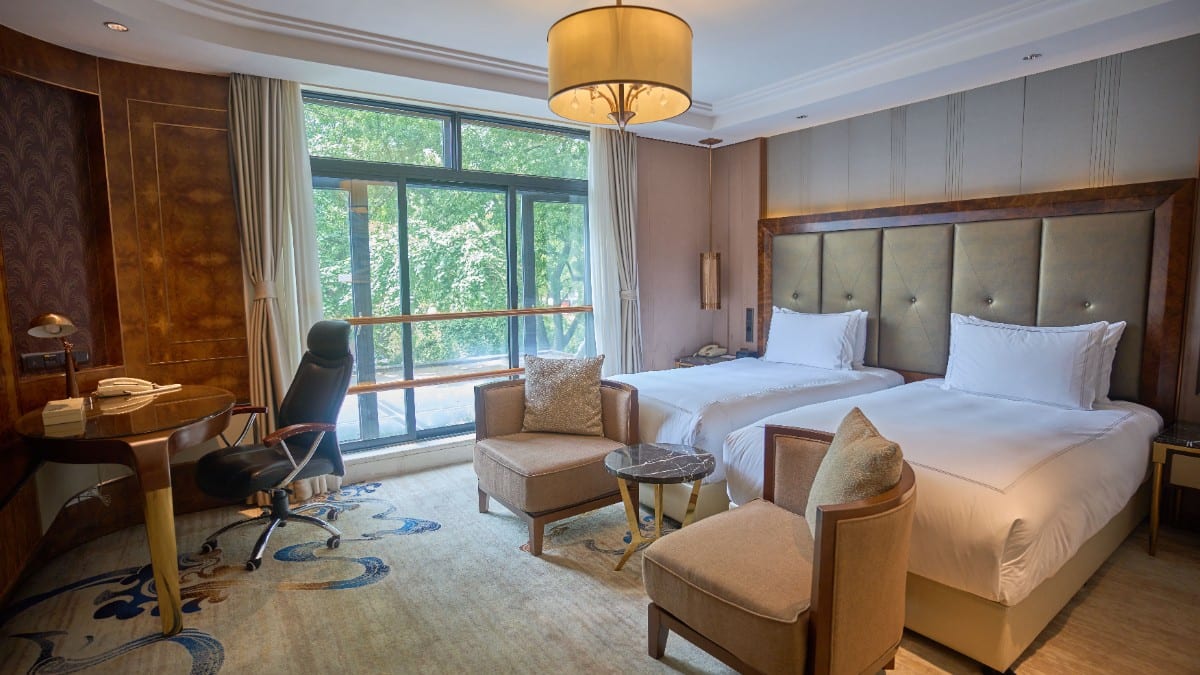 Bedroom at InterContinental Hotels SHANGHAI RUIJIN by IHG