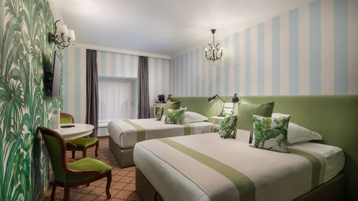 Schlafzimmer im Mystery Hotel Budapest, Preferred Hotels & Resorts